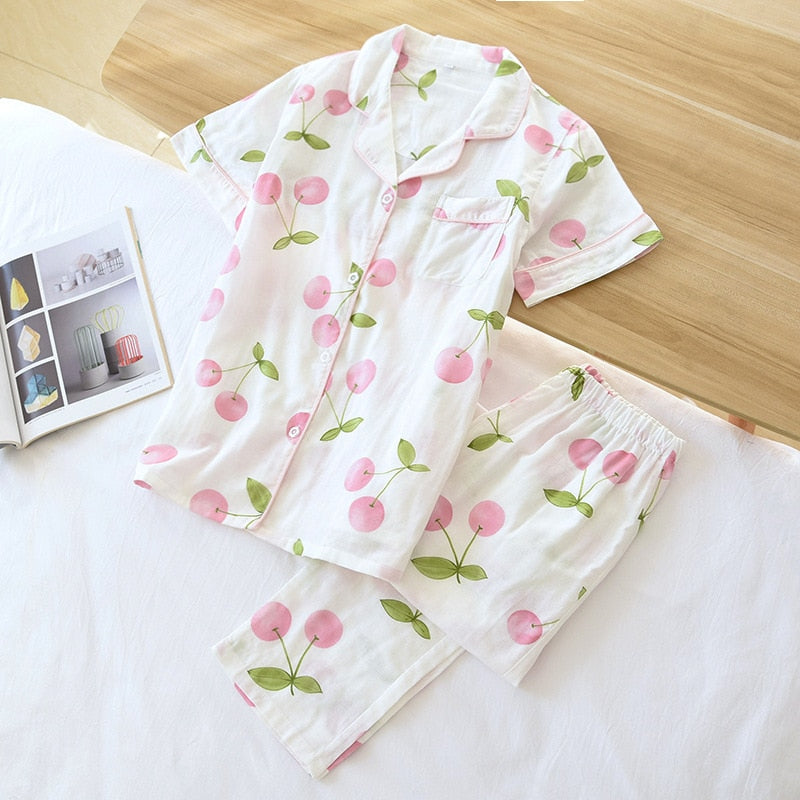 100% cotton PJ short set