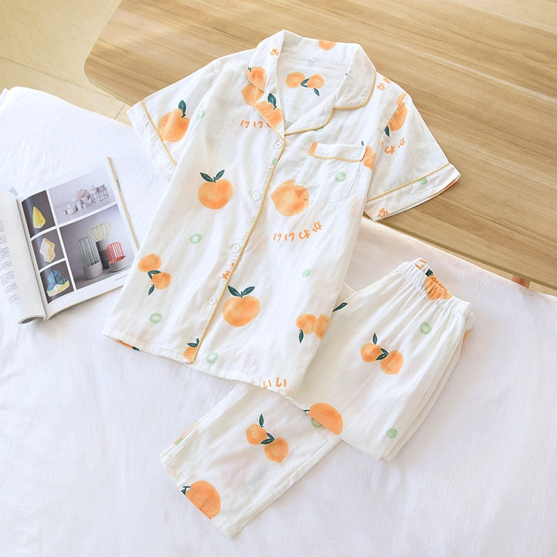 100% cotton PJ short set