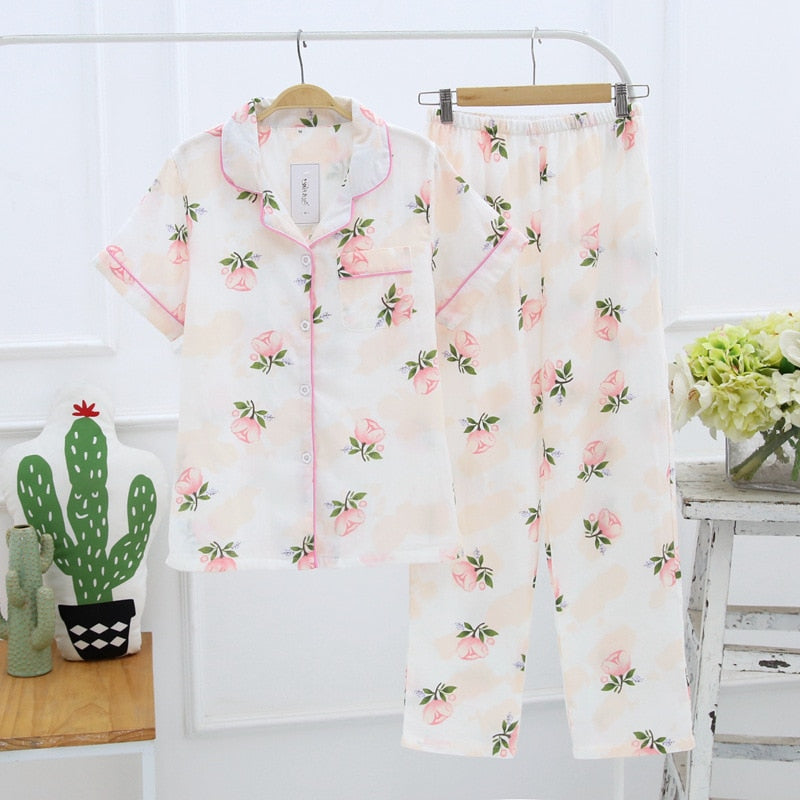 100% cotton PJ short set