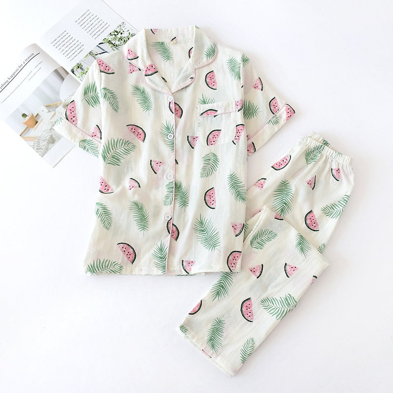 100% cotton PJ short set