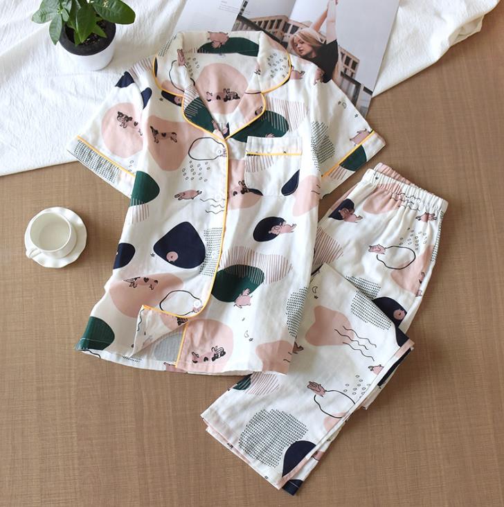 100% cotton PJ short set