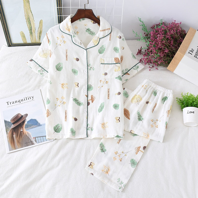 100% cotton PJ short set