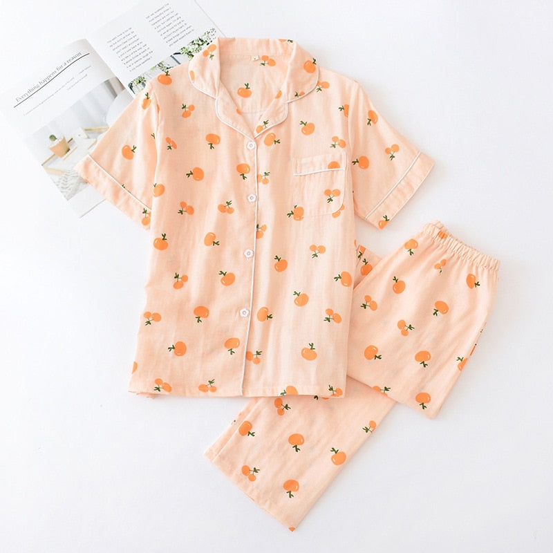 100% cotton PJ short set