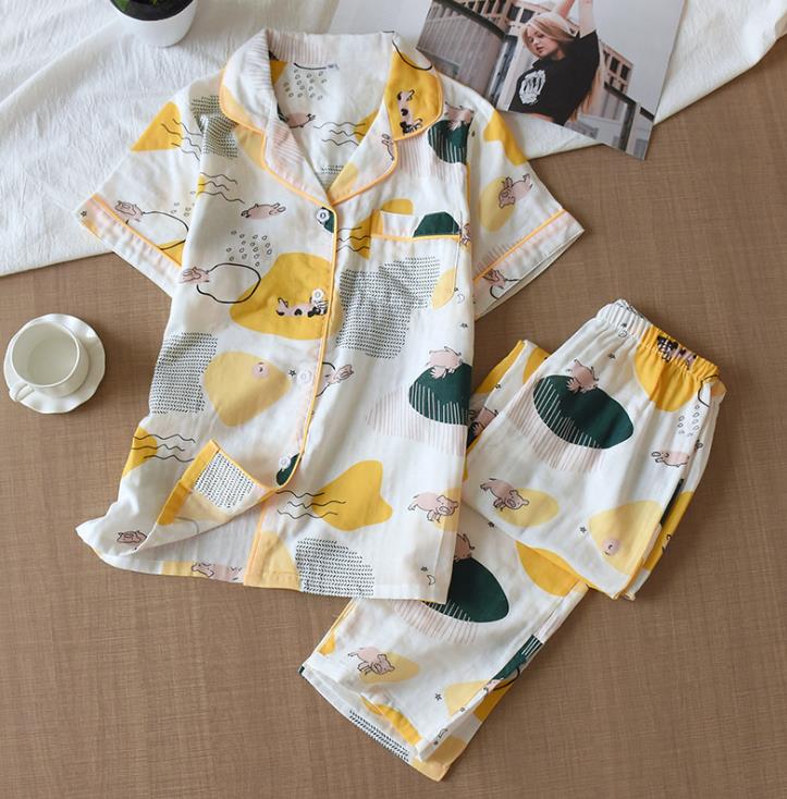 100% cotton PJ short set