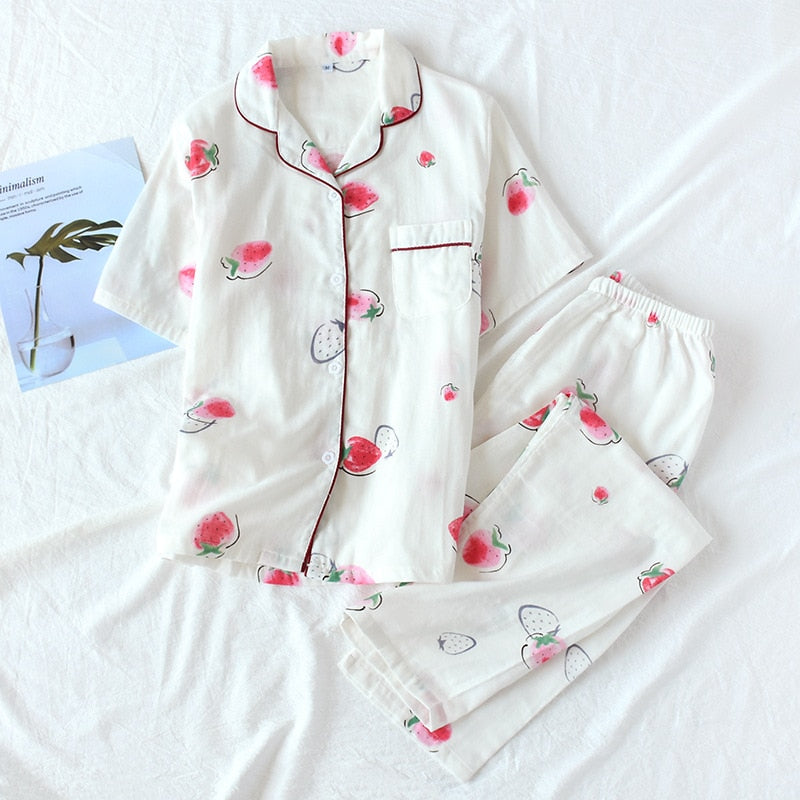 100% cotton PJ short set