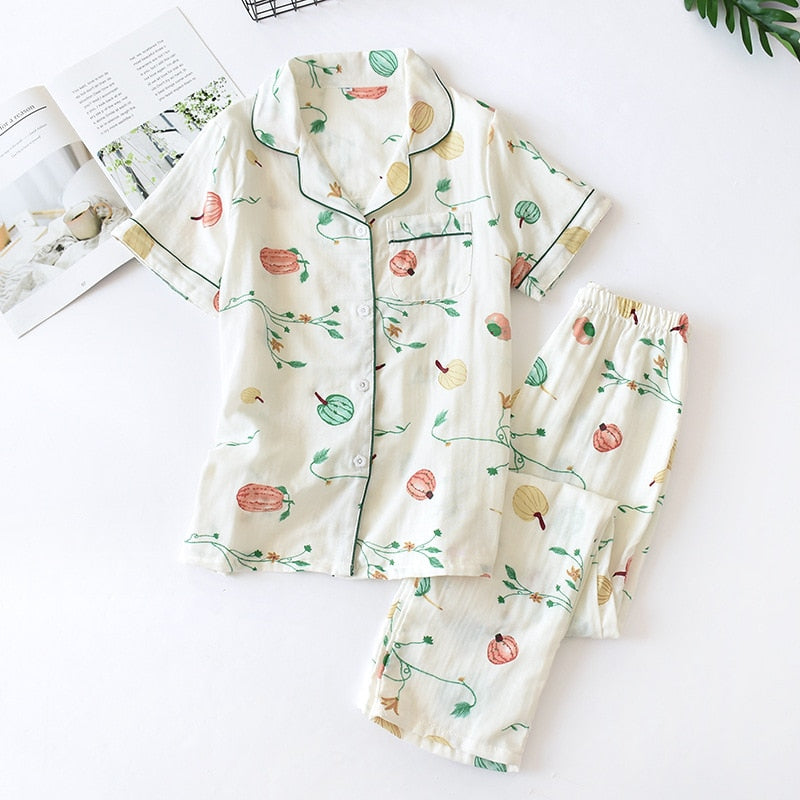 100% cotton PJ short set