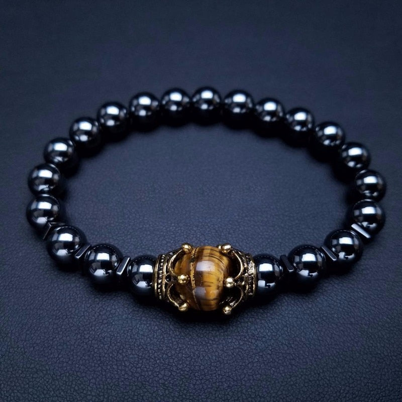 Crowned Lion Head Bracelet