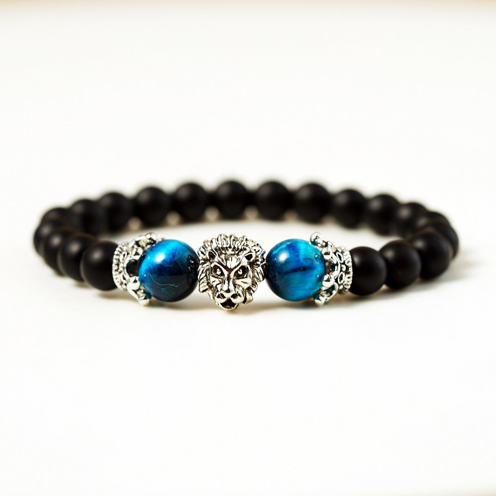 Crowned Lion Head Bracelet