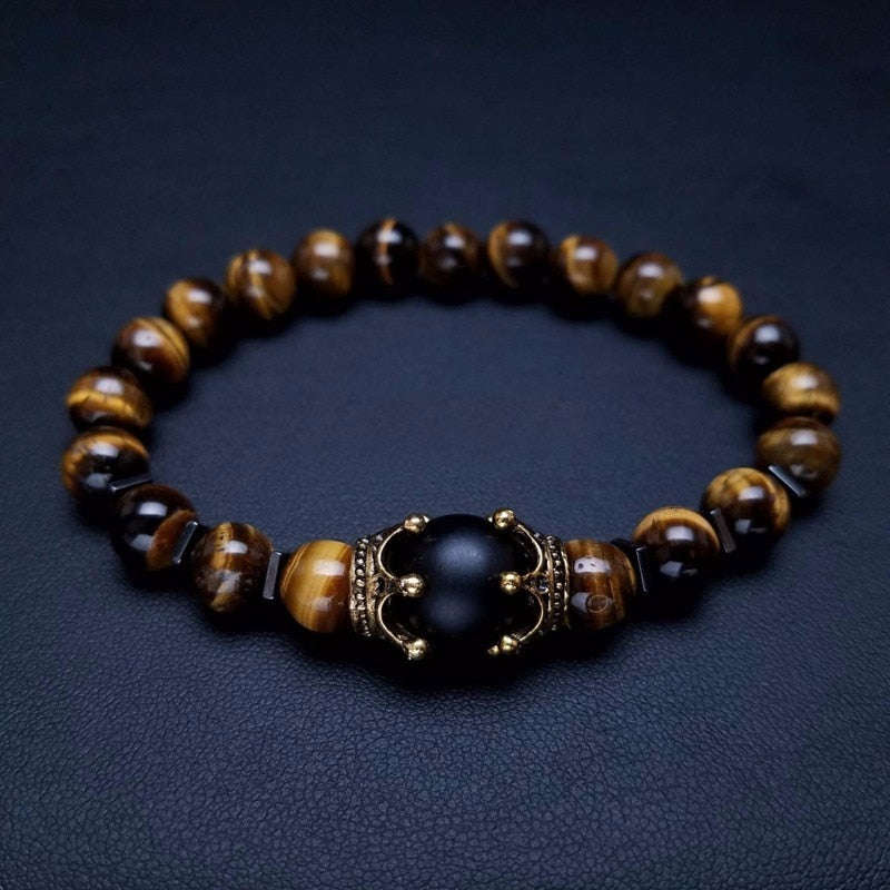 Crowned Lion Head Bracelet