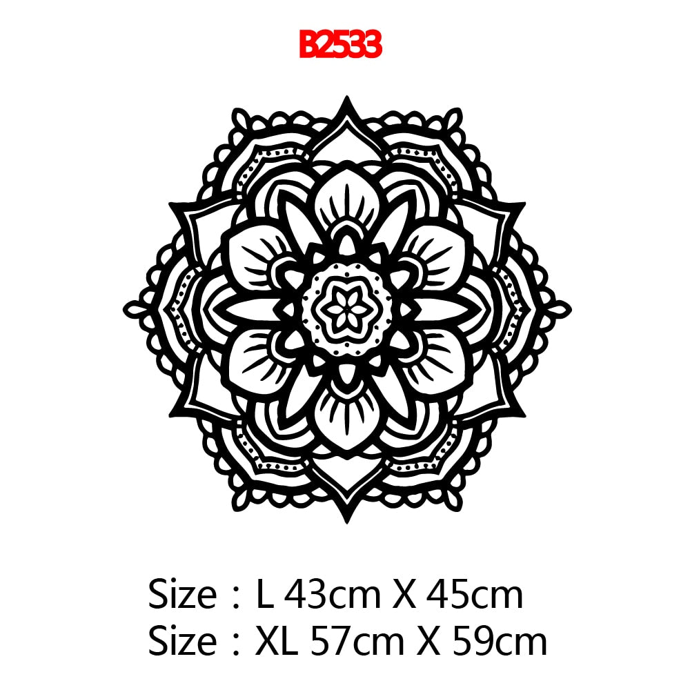 Mandala Wall Sticker 
PVC