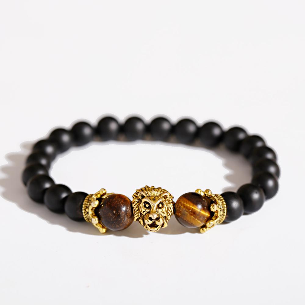 Crowned Lion Head Bracelet