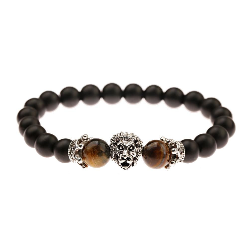 Crowned Lion Head Bracelet