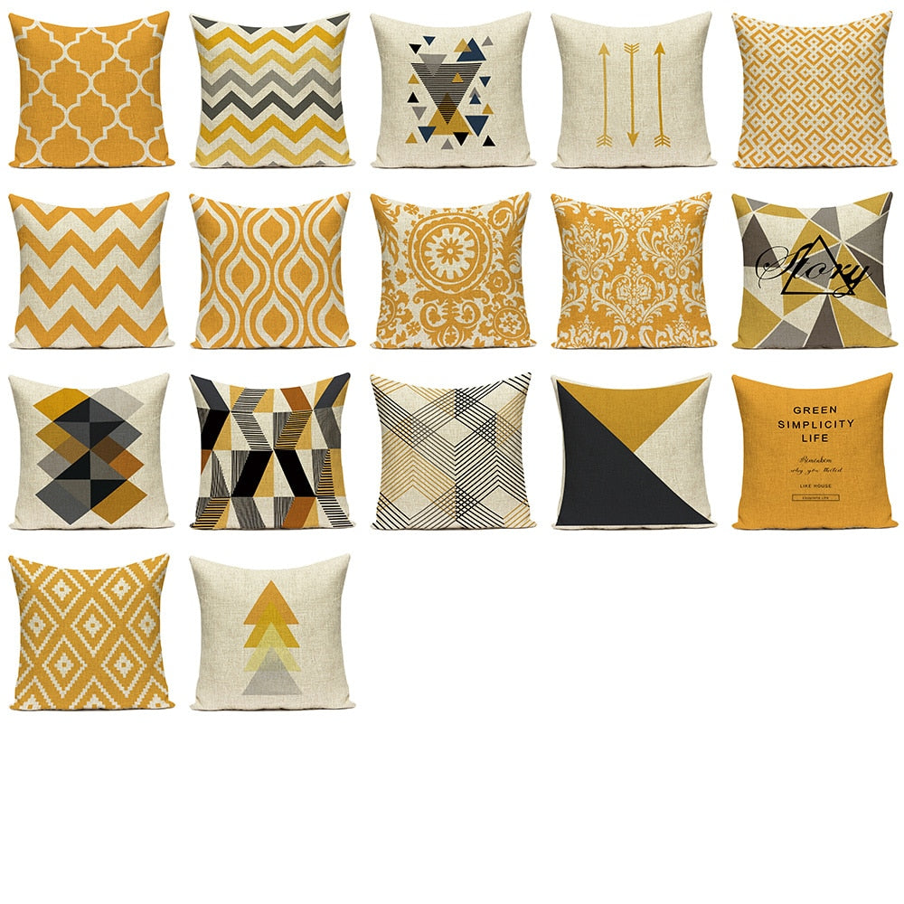 Yellow Cushion Covers