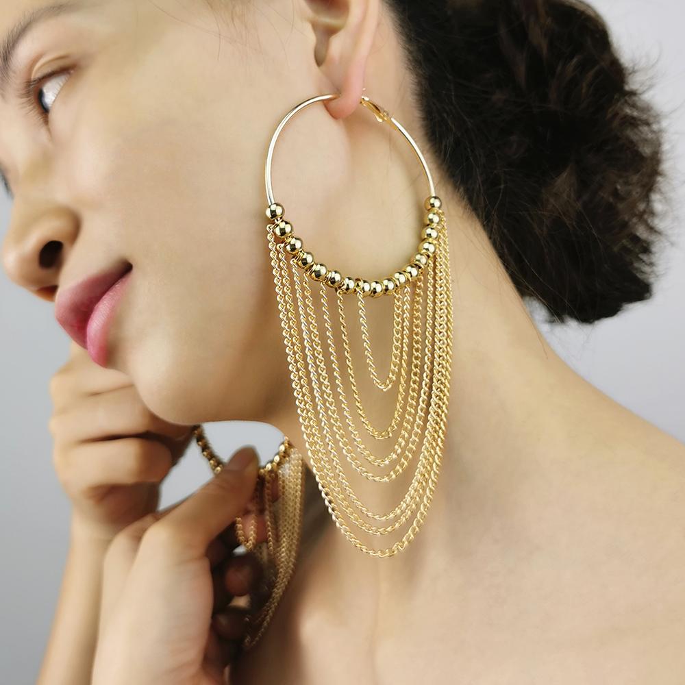 Cleopatra's Mega Hoop Earrings