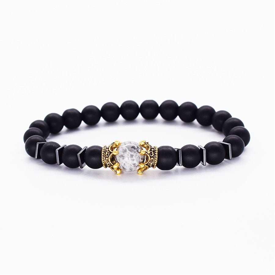 Crowned Lion Head Bracelet