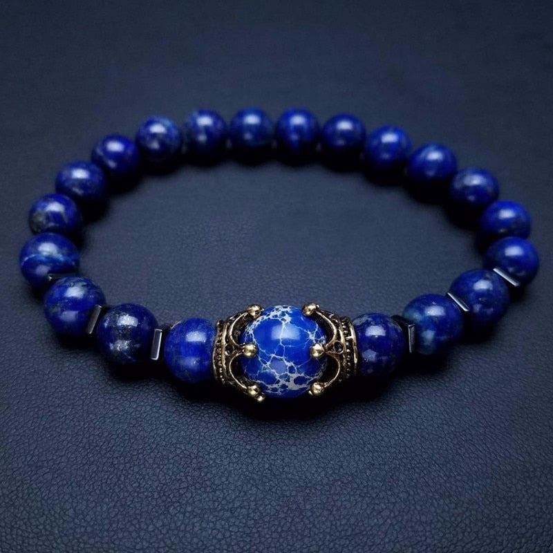 Crowned Lion Head Bracelet