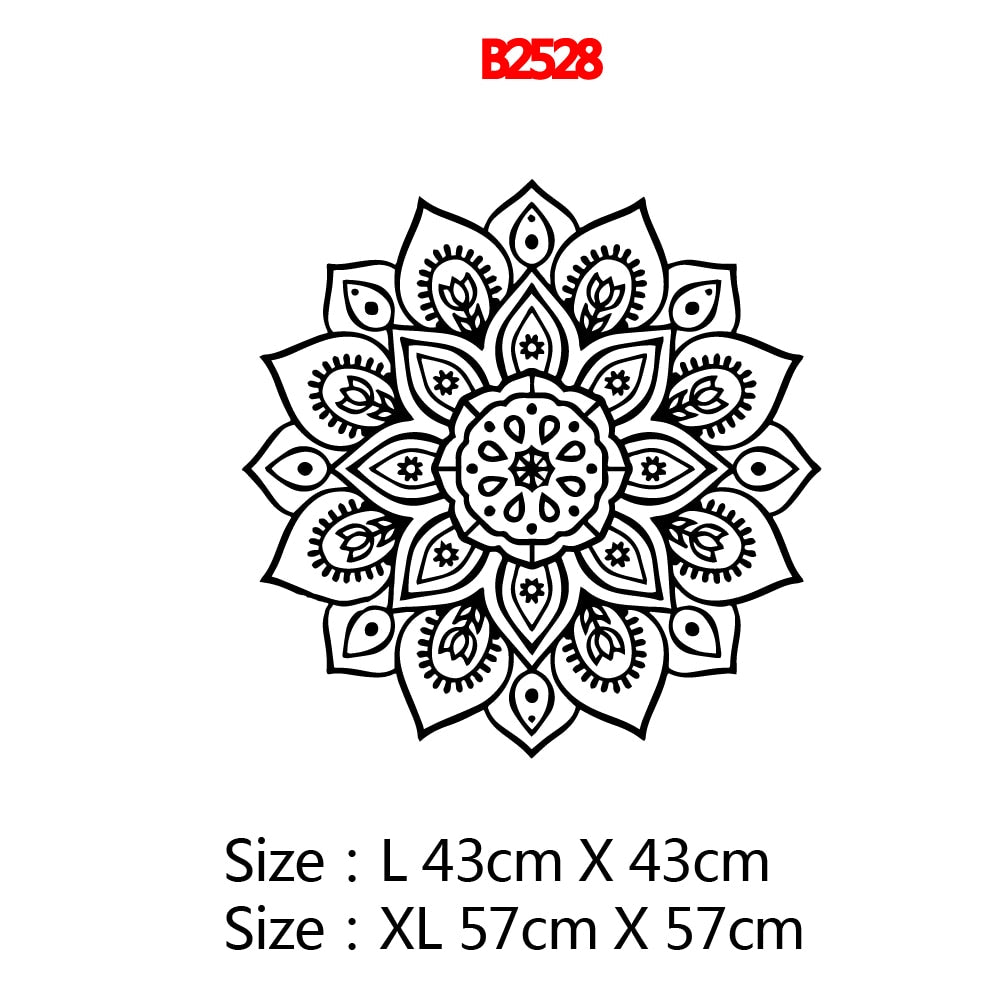 Mandala Wall Sticker 
PVC