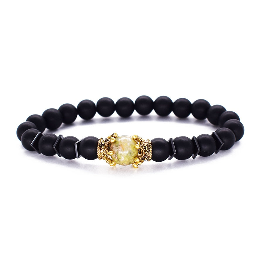 Crowned Lion Head Bracelet