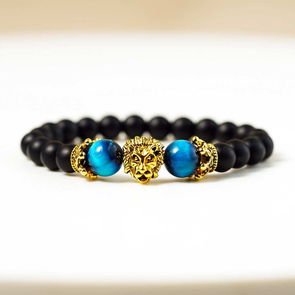 Crowned Lion Head Bracelet