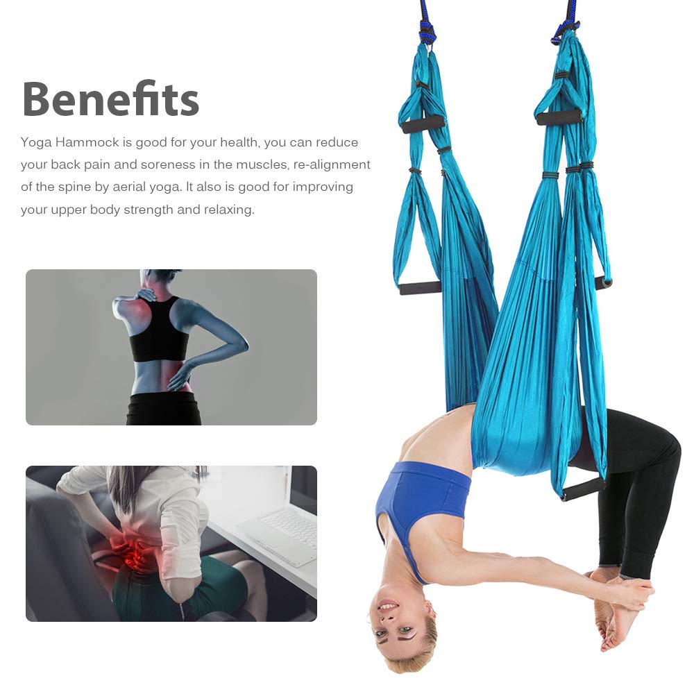 Anti-gravity Aerial Yoga Hammock Set with Carrying Bag