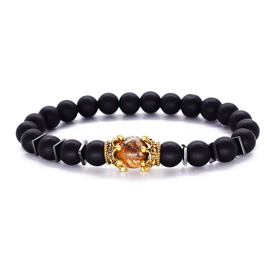 Crowned Lion Head Bracelet