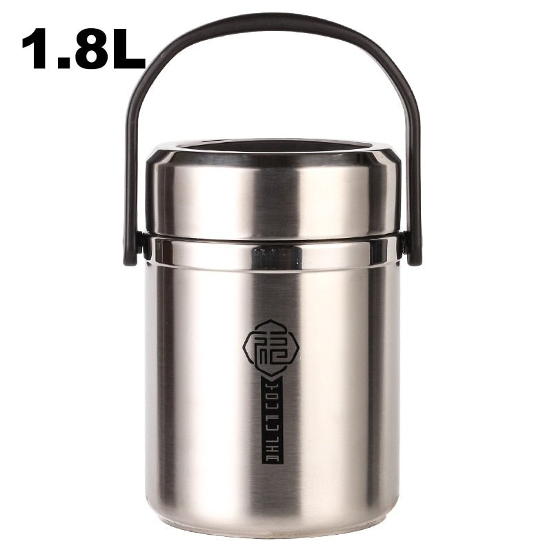 Stainless Thermal Vacuum Lunch Set (Keeps Warm Up to Six Hours)