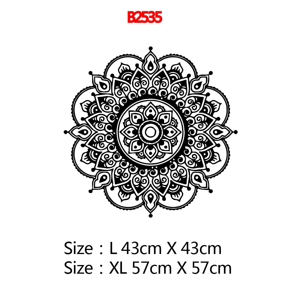 Mandala Wall Sticker 
PVC