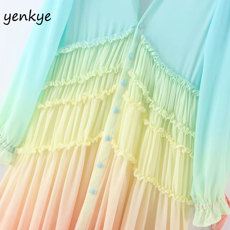 Josefina's Multicolor Tassel Cuffed Beach Dress