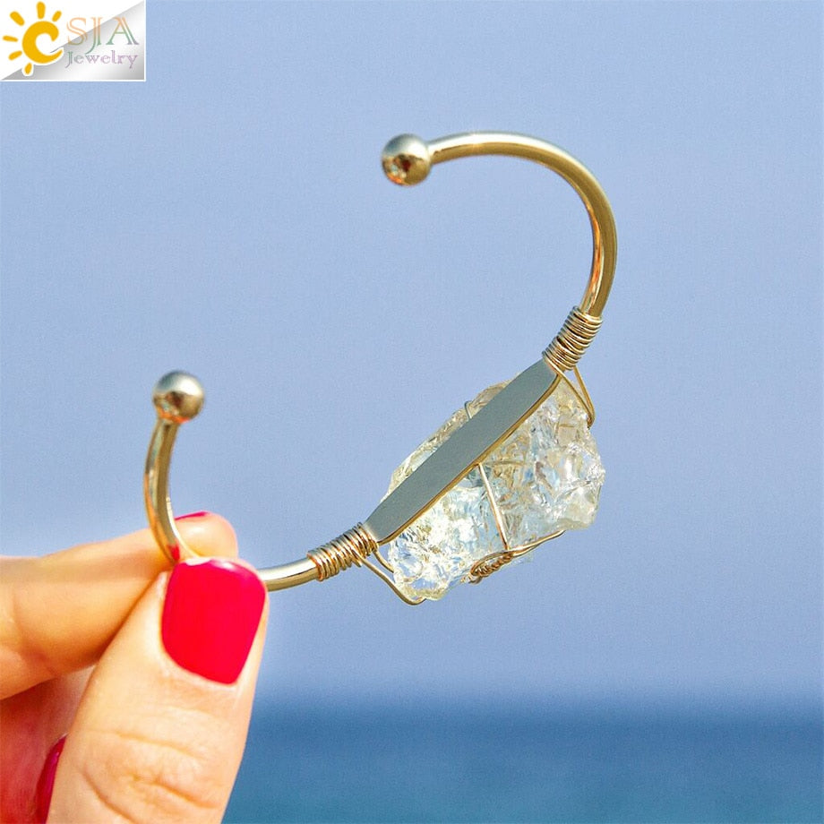 Natural Stone Bangle