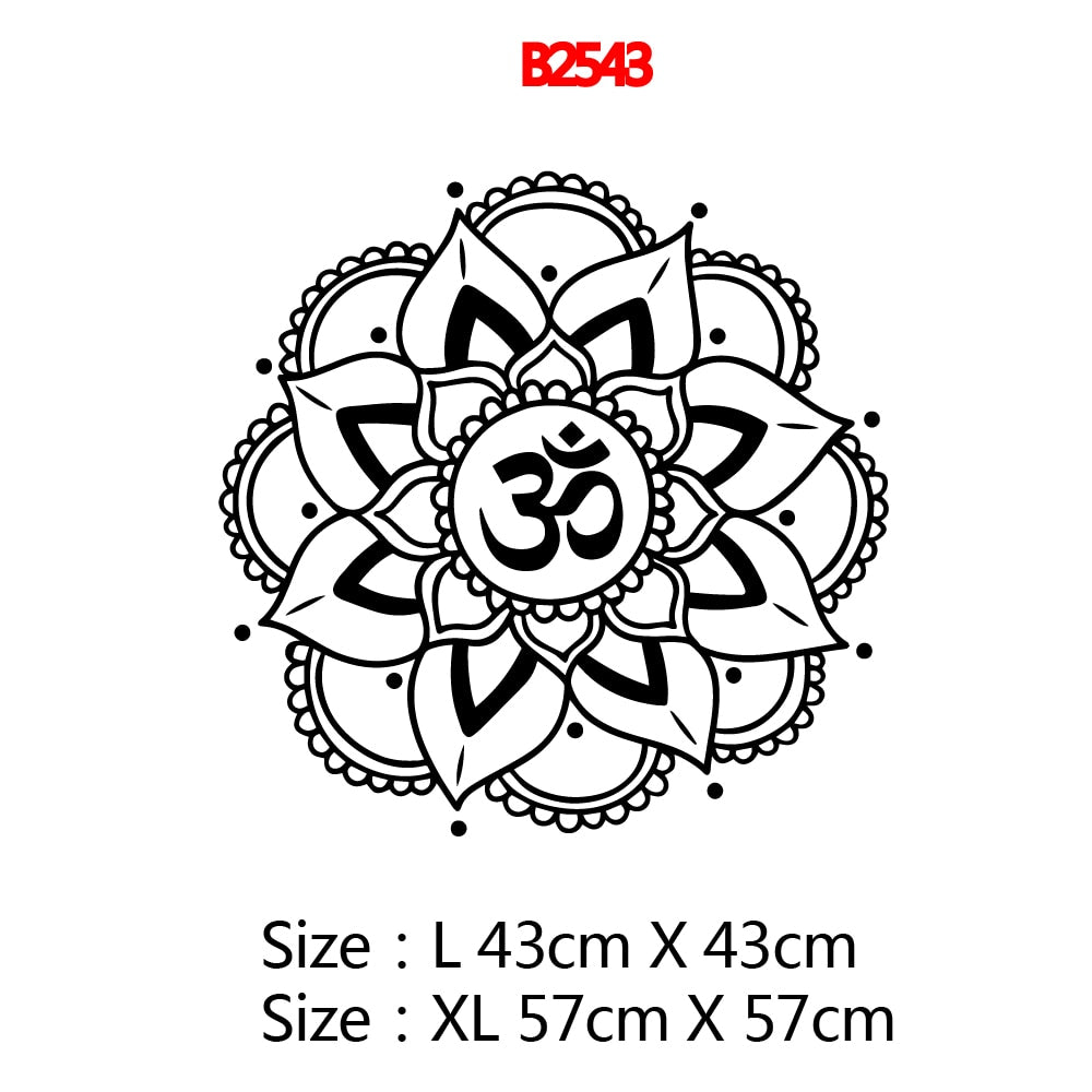 Mandala Wall Sticker 
PVC