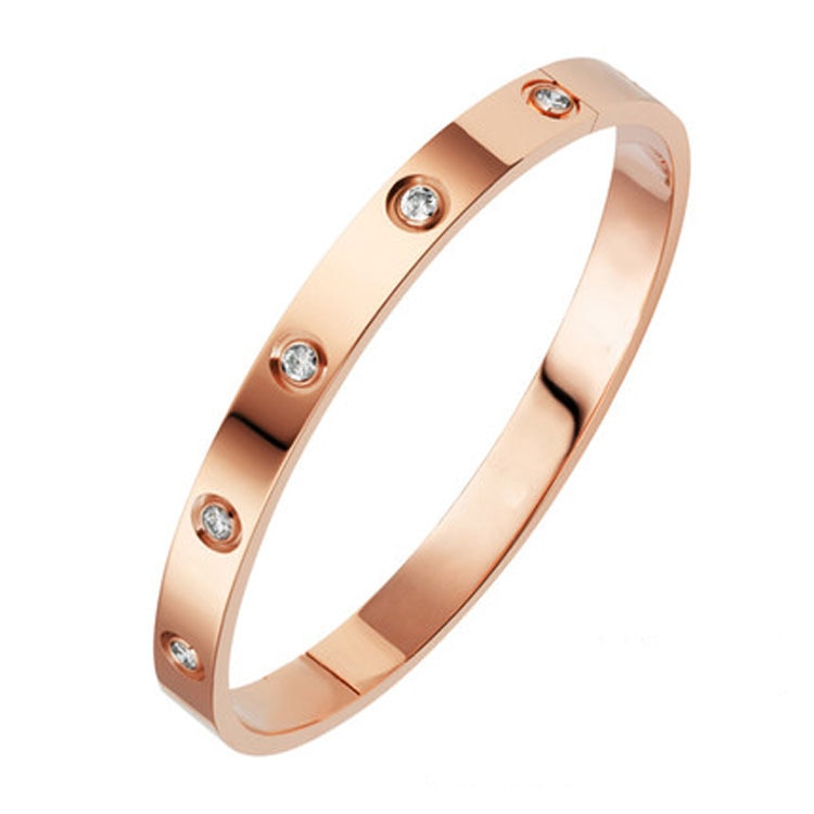 Rose Gold Stainless Steel Bracelet