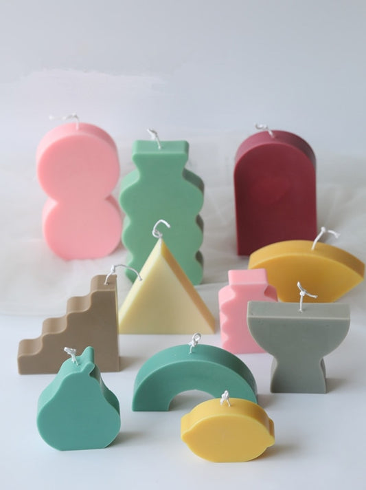 Geometric Candle Molds