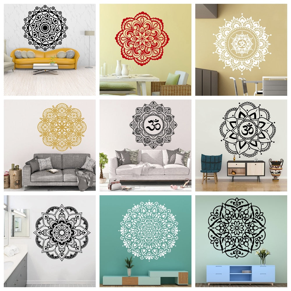 Mandala Wall Sticker 
PVC