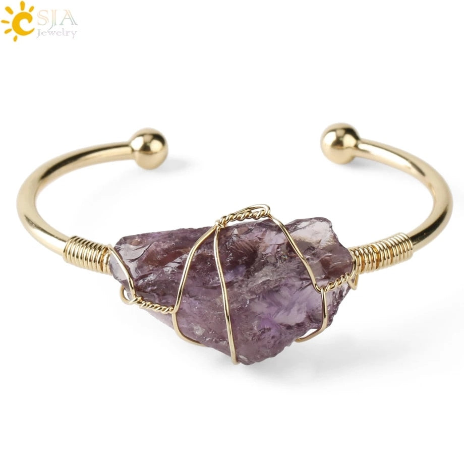 Natural Stone Bangle